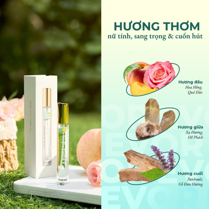 F-Three Sun-kissed Nụ hôn màu nắng 10ml evor momento nữ tính thuần khiết