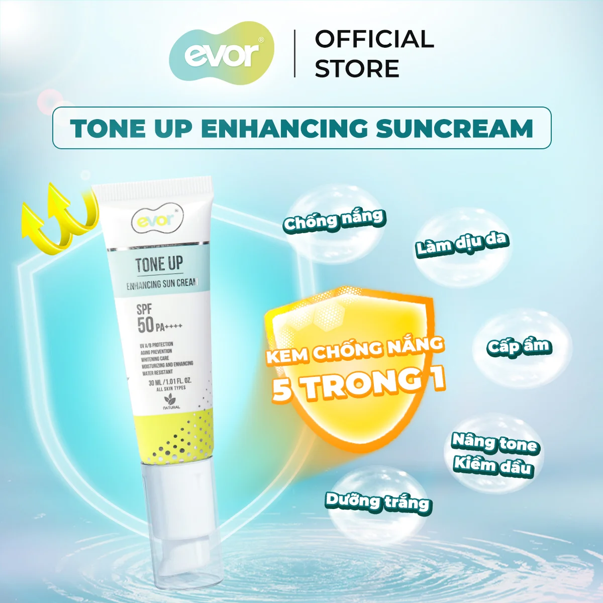 kem chống nắng tone up enhancing suncream